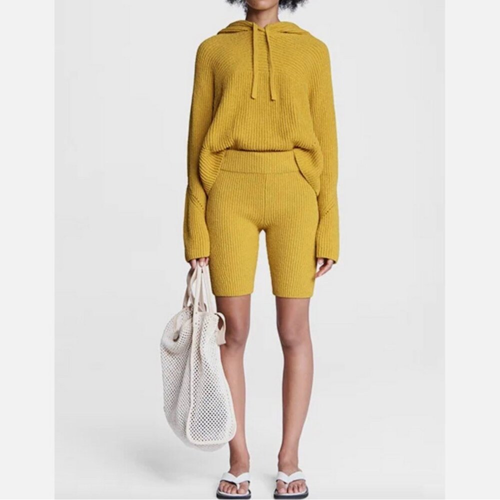 Rag & Bone Chirping Yellow Sunny Shorts